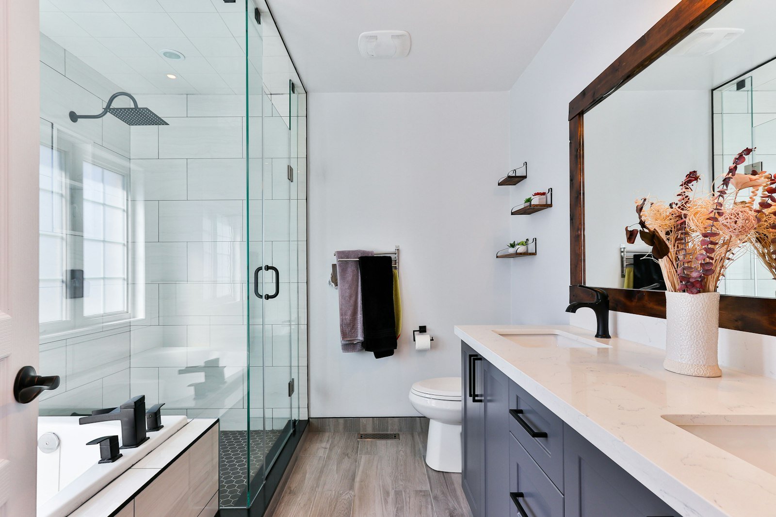 Tiled bathroom wet area renovation in Richmond Melbourne
